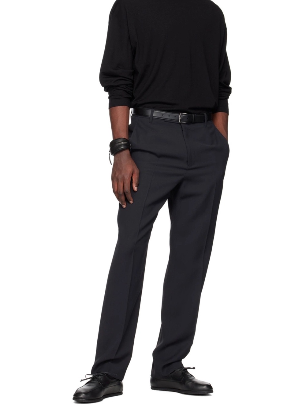 New The Row Navy Elijah Trousers - Waist 28